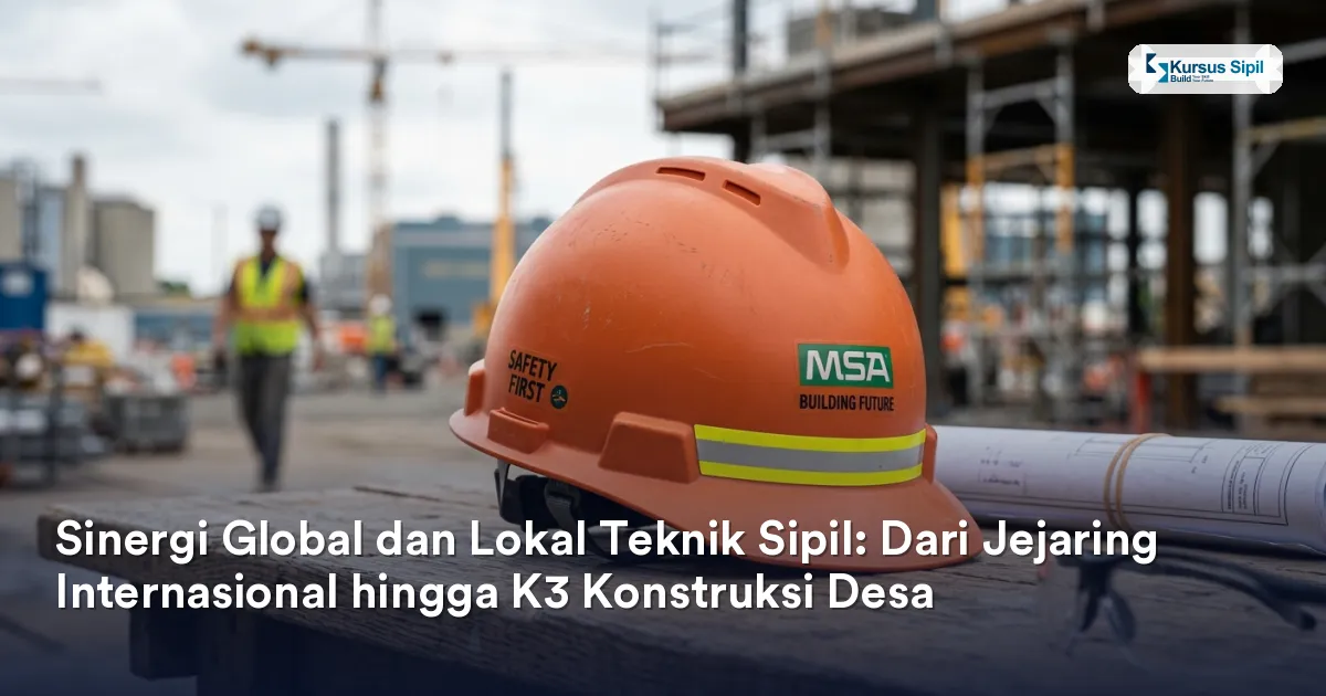 Sinergi Global dan Lokal Teknik Sipil: Dari Jejaring Internasional hingga K3 Konstruksi Desa