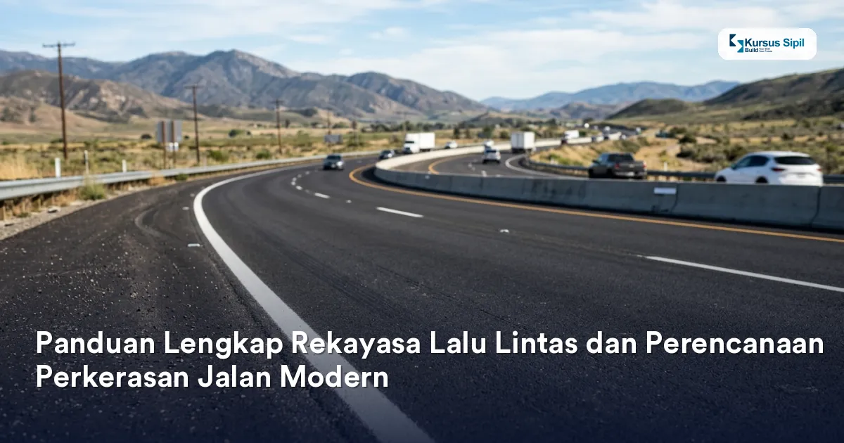 Panduan Lengkap Rekayasa Lalu Lintas dan Perencanaan Perkerasan Jalan Modern