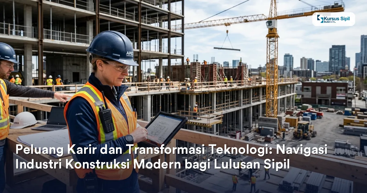 Peluang Karir dan Transformasi Teknologi: Navigasi Industri Konstruksi Modern bagi Lulusan Sipil