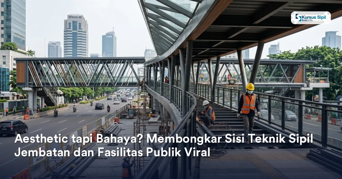 Aesthetic tapi Bahaya? Membongkar Sisi Teknik Sipil Jembatan dan Fasilitas Publik Viral