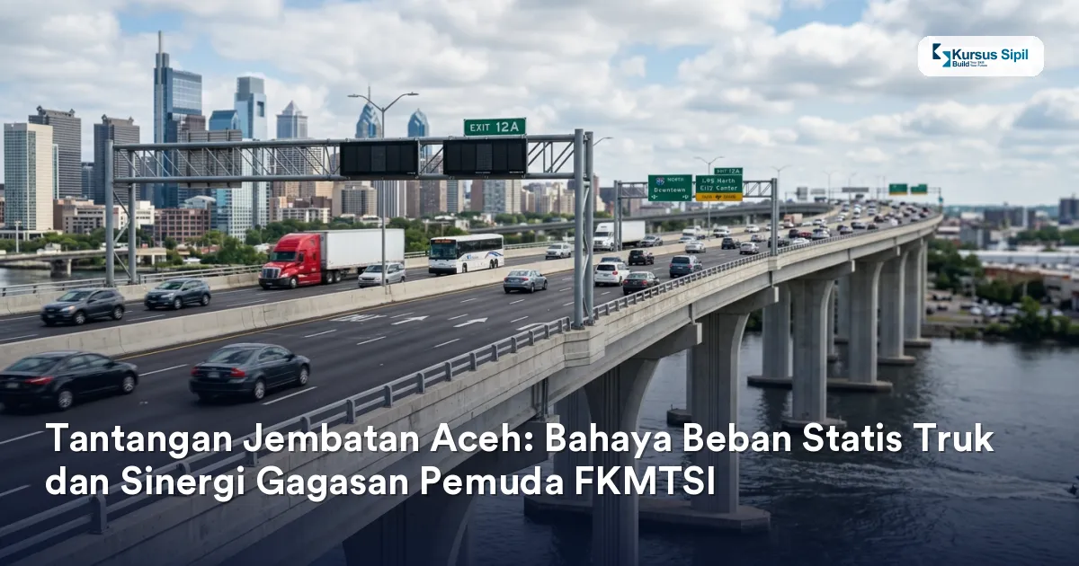 Tantangan Jembatan Aceh: Bahaya Beban Statis Truk dan Sinergi Gagasan Pemuda FKMTSI
