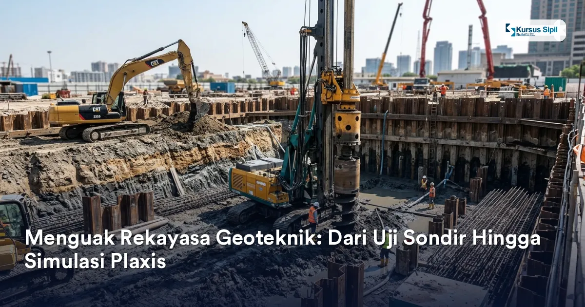 Menguak Rekayasa Geoteknik: Dari Uji Sondir Hingga Simulasi Plaxis