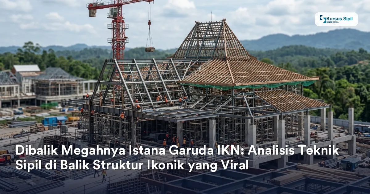 Dibalik Megahnya Istana Garuda IKN: Analisis Teknik Sipil di Balik Struktur Ikonik yang Viral
