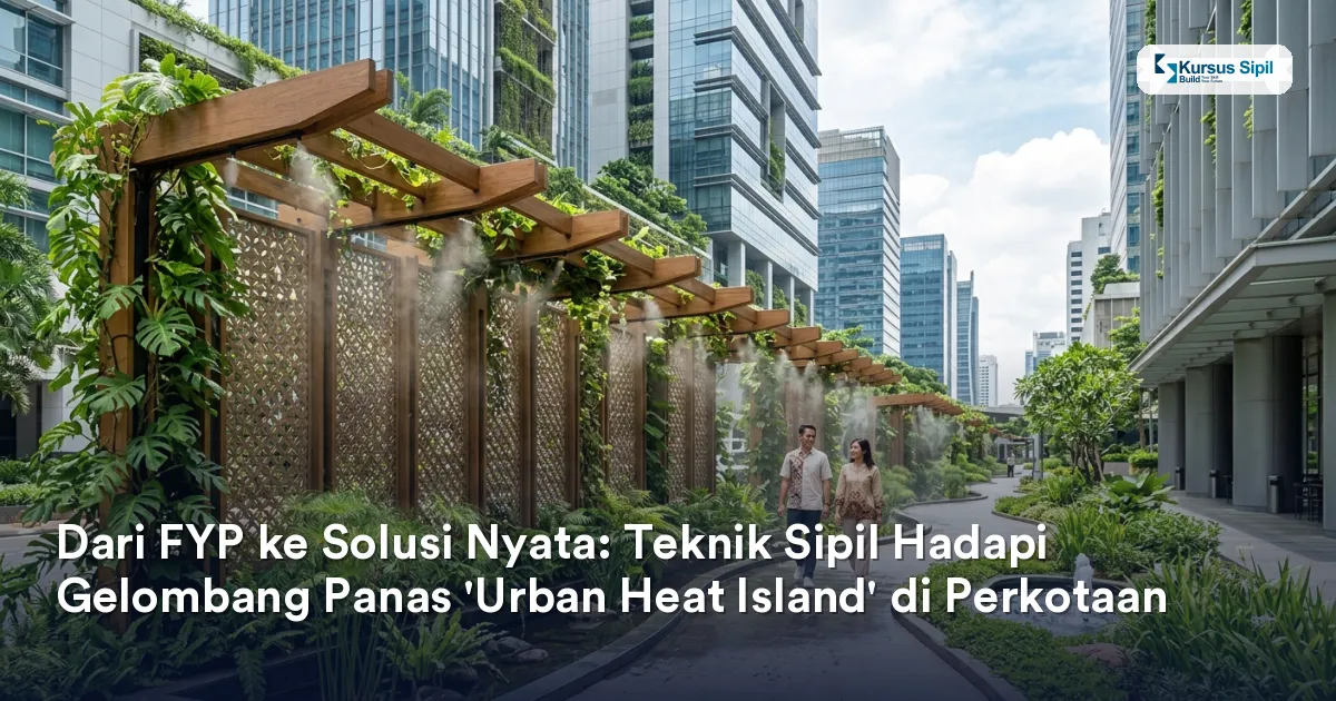 Dari FYP ke Solusi Nyata: Teknik Sipil Hadapi Gelombang Panas 'Urban Heat Island' di Perkotaan